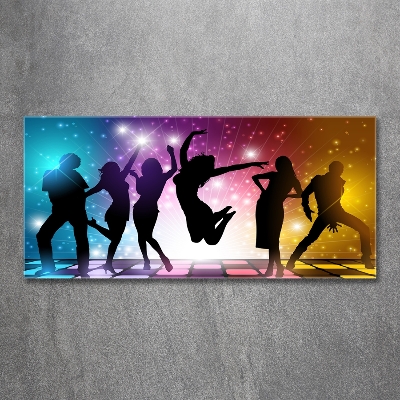 Photo printed on glass Disco