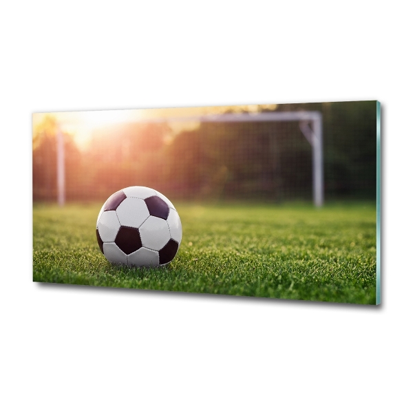 Wall art on glass Football