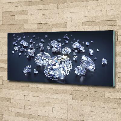 Glass wall art Diamonds