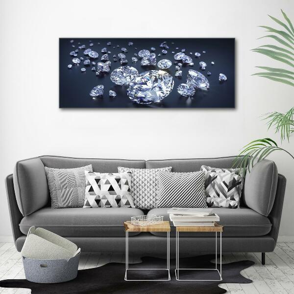 Glass wall art Diamonds