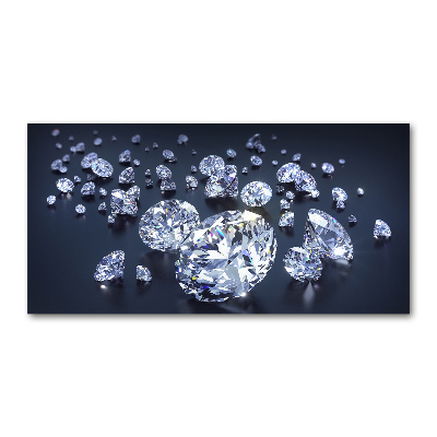 Glass wall art Diamonds