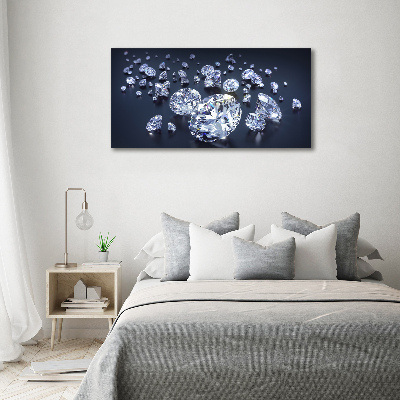 Glass wall art Diamonds