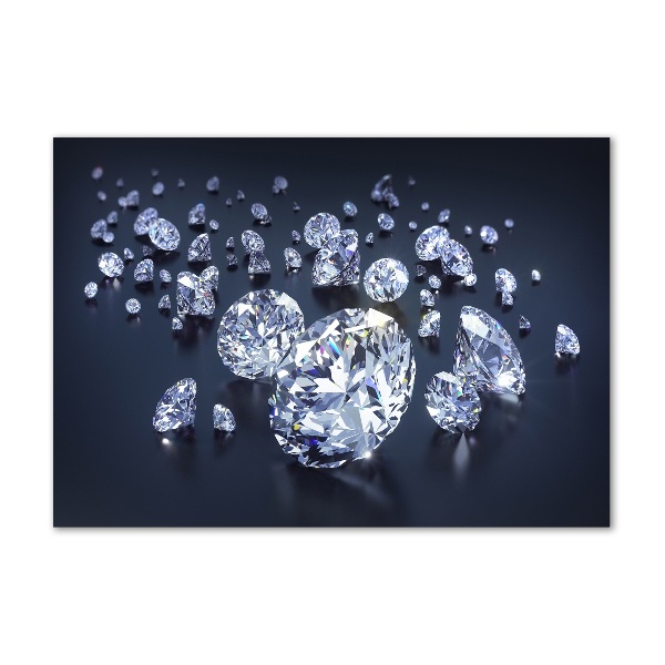 Glass wall art Diamonds