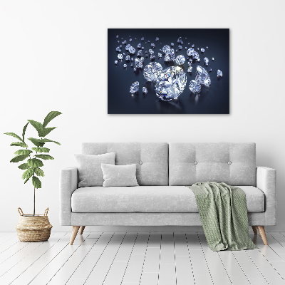 Glass wall art Diamonds