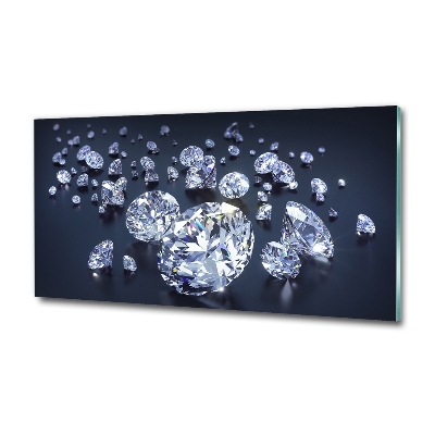 Glass wall art Diamonds