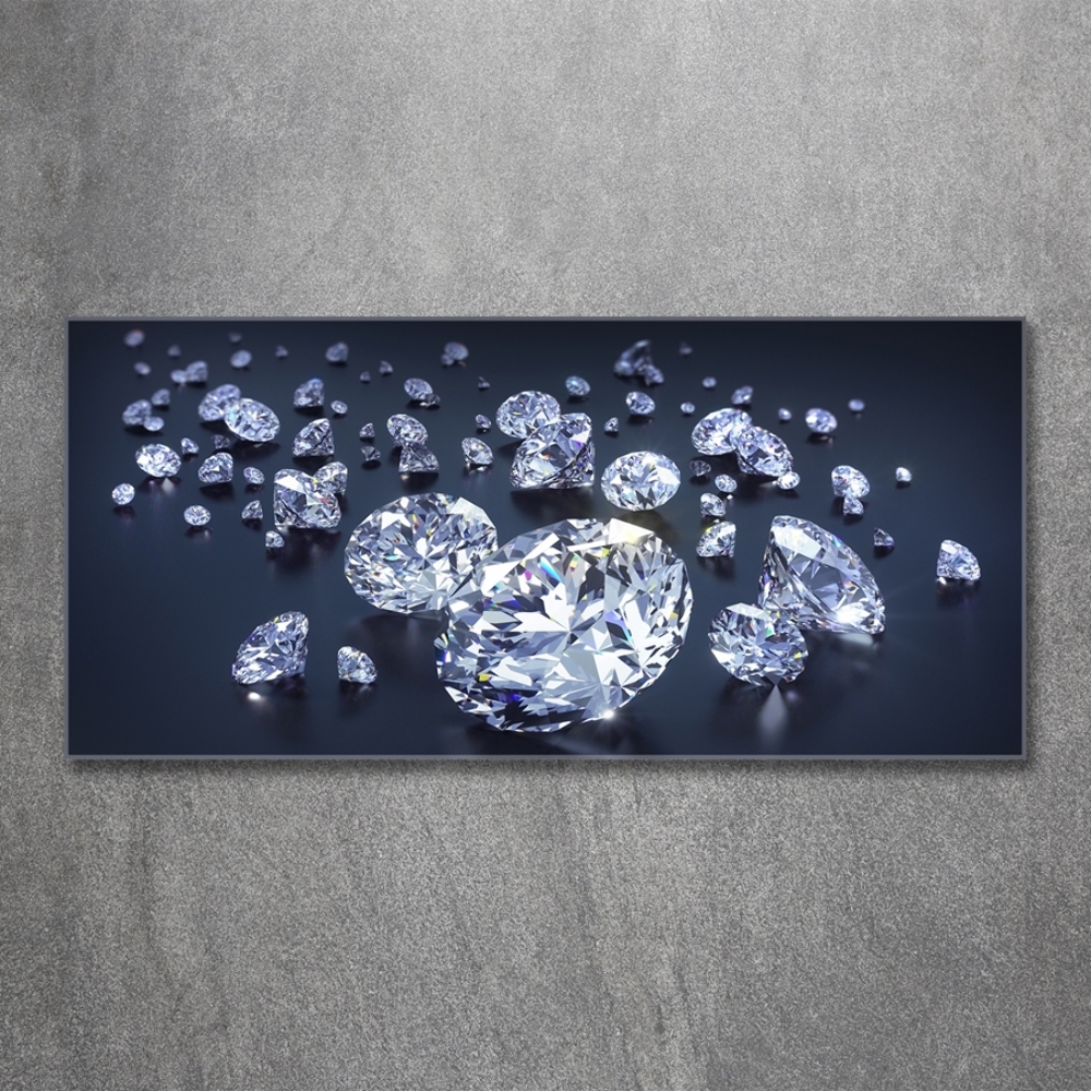 Glass wall art Diamonds