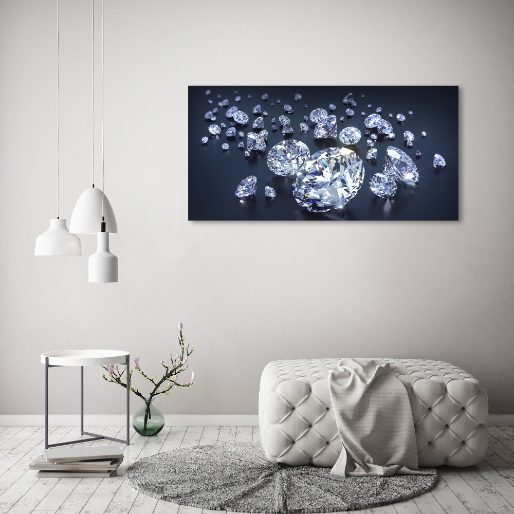 Glass wall art Diamonds