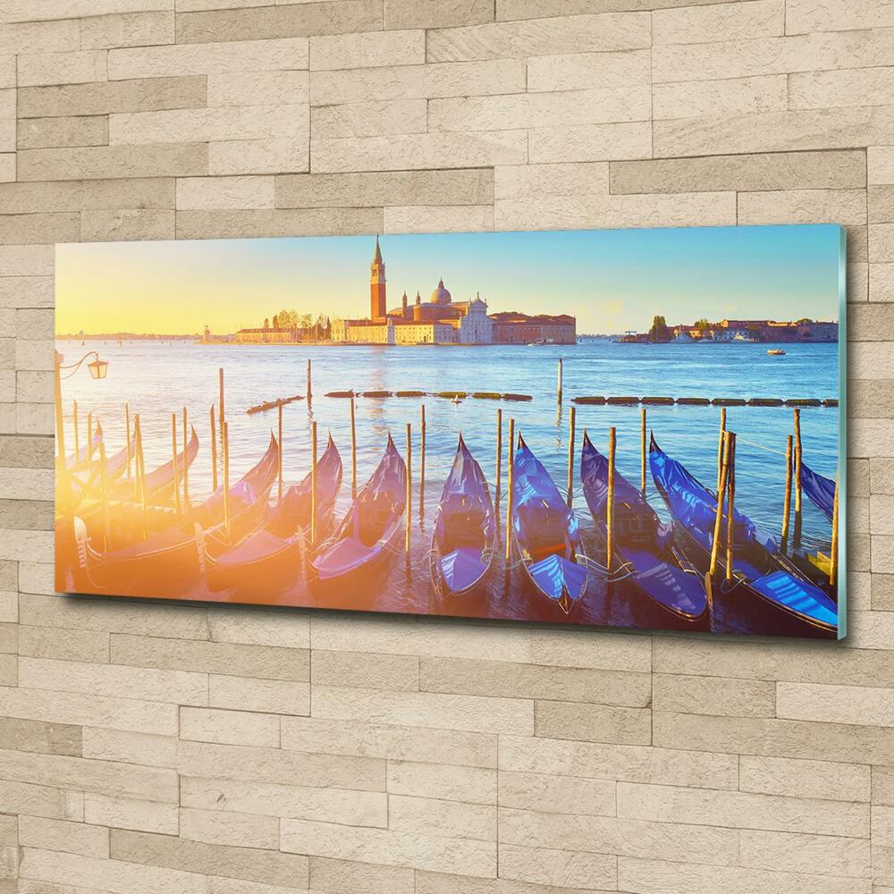 Printed glass wall art Venice