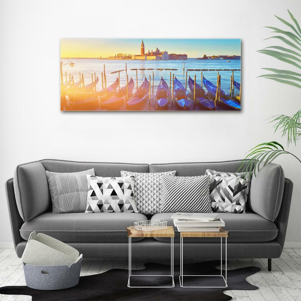 Printed glass wall art Venice