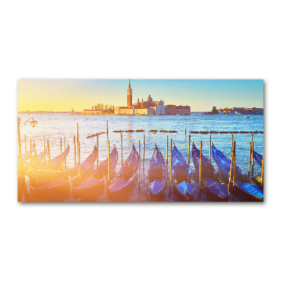 Printed glass wall art Venice