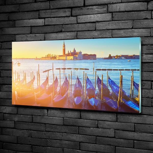 Printed glass wall art Venice