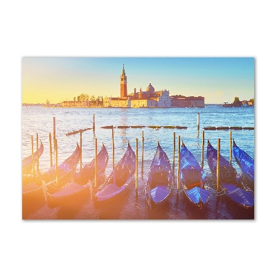 Printed glass wall art Venice