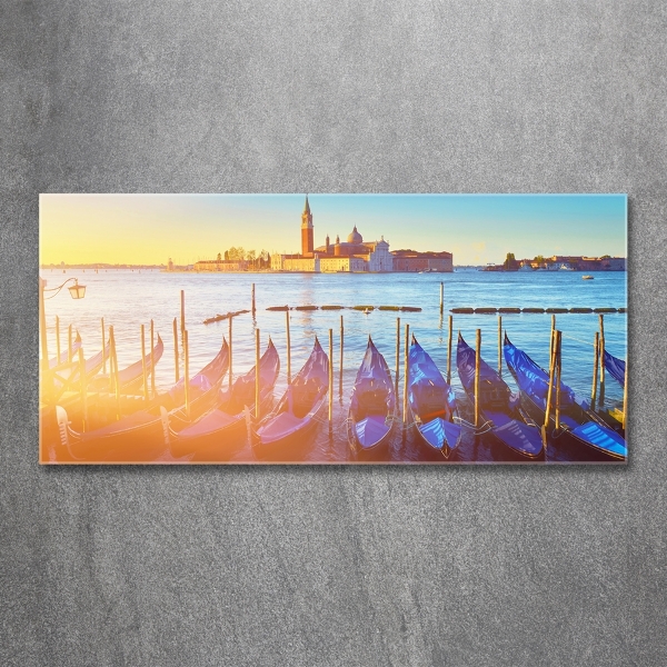 Printed glass wall art Venice