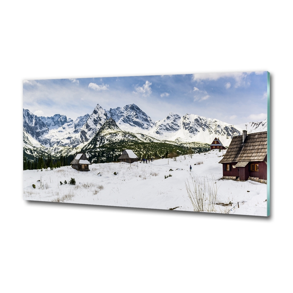 Glass picture wall art Tatra halls