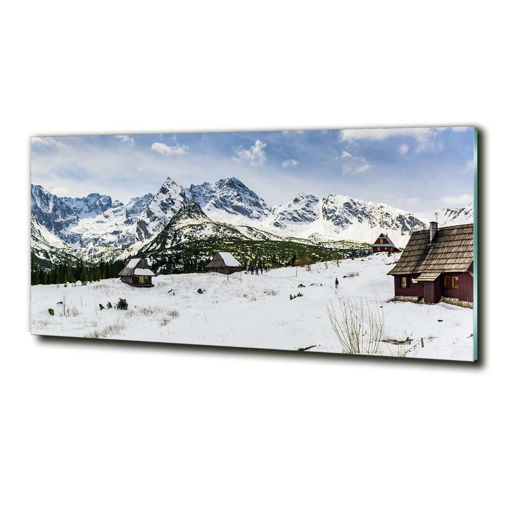 Glass picture wall art Tatra halls