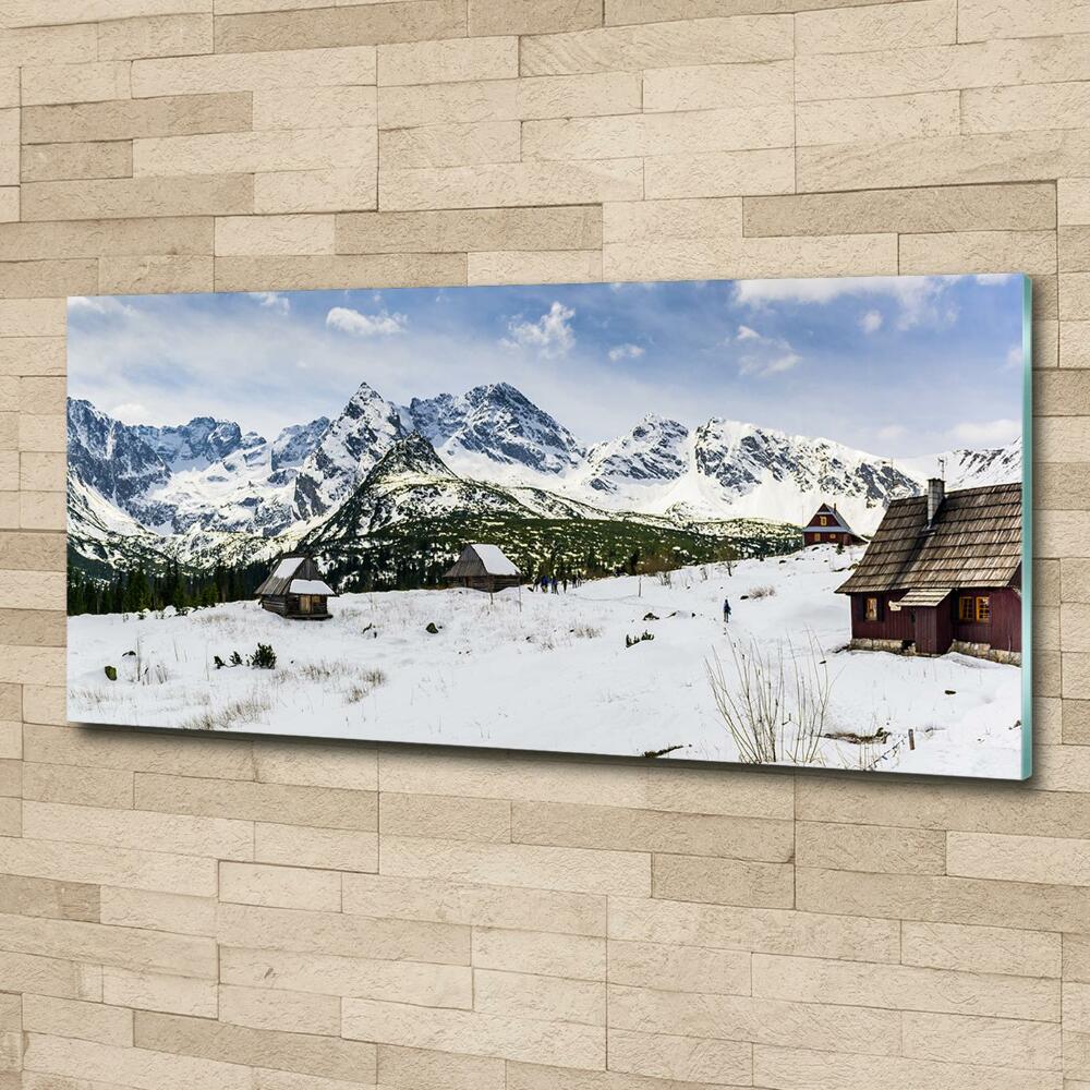 Glass picture wall art Tatra halls