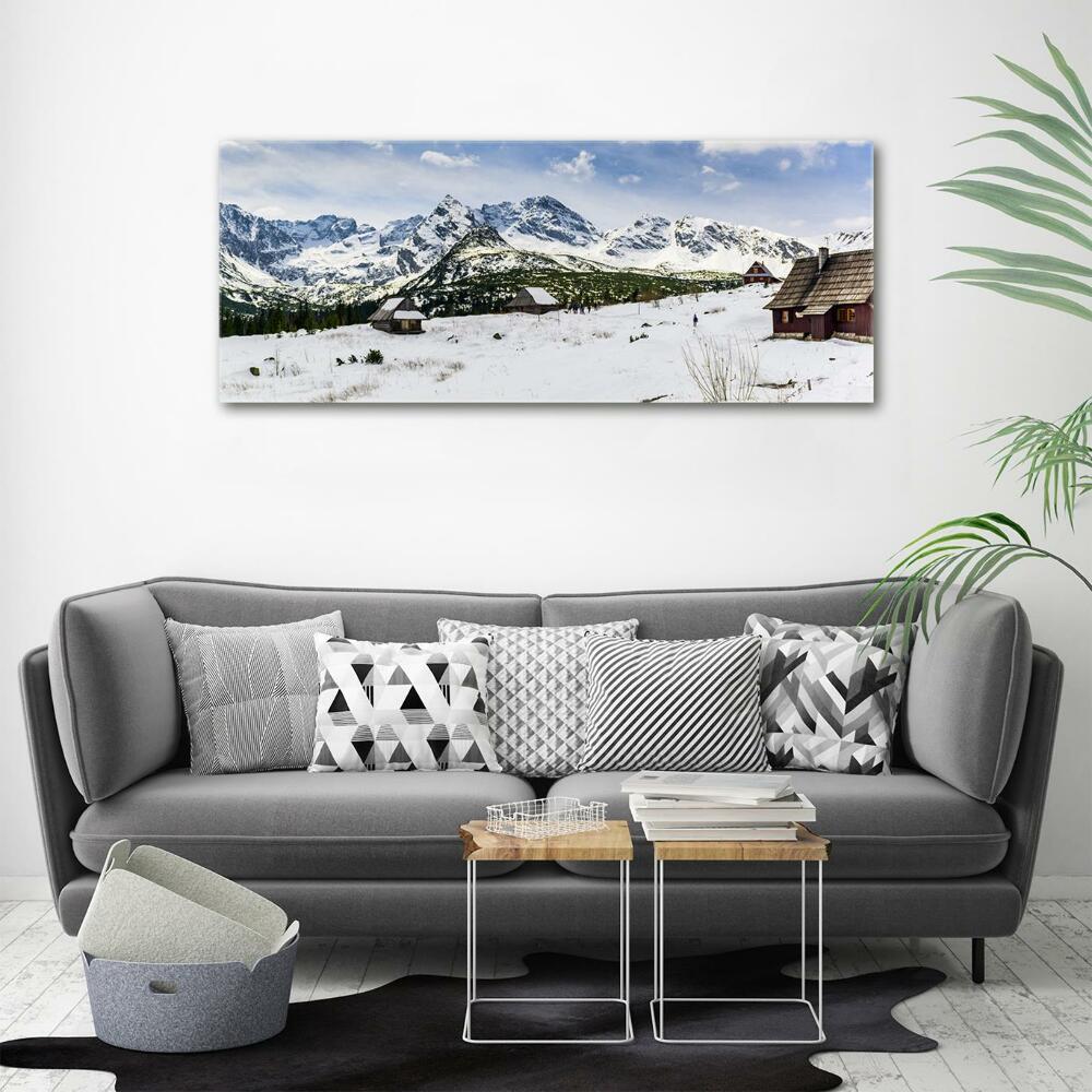 Glass picture wall art Tatra halls