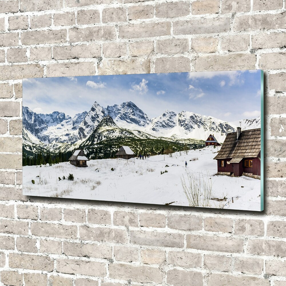 Glass picture wall art Tatra halls