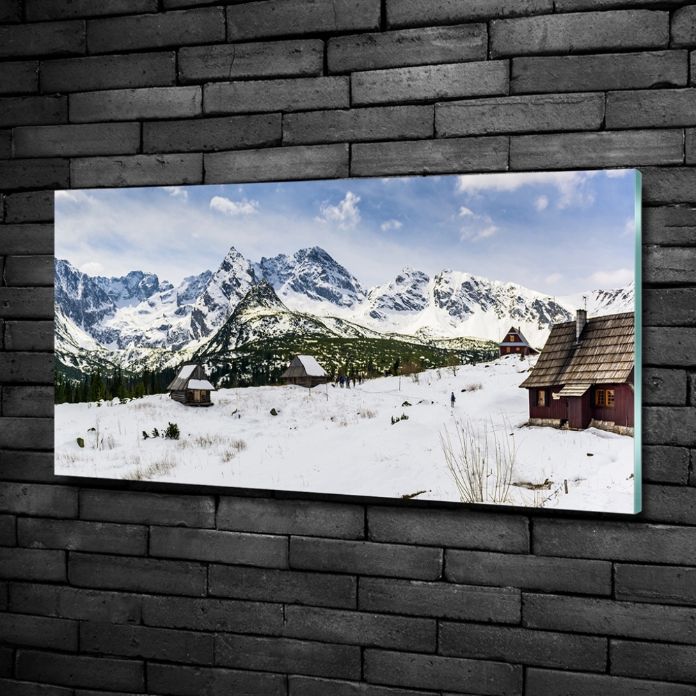 Glass picture wall art Tatra halls