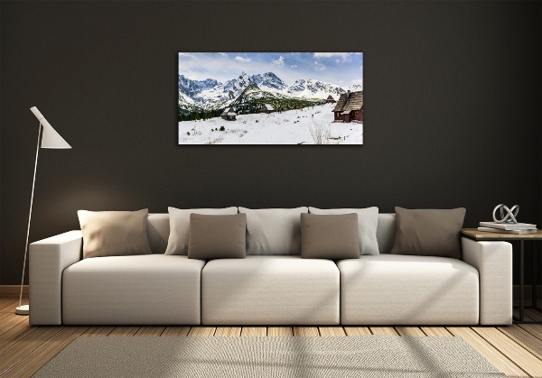 Glass picture wall art Tatra halls