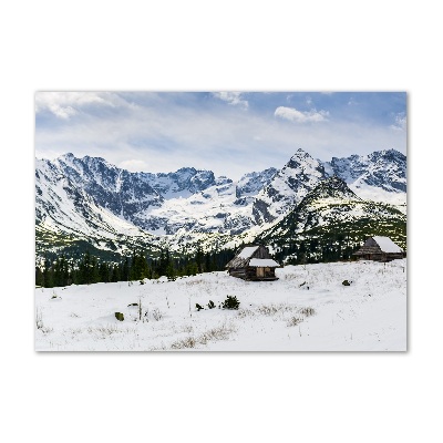 Glass picture wall art Tatra halls