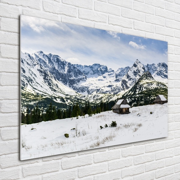 Glass picture wall art Tatra halls