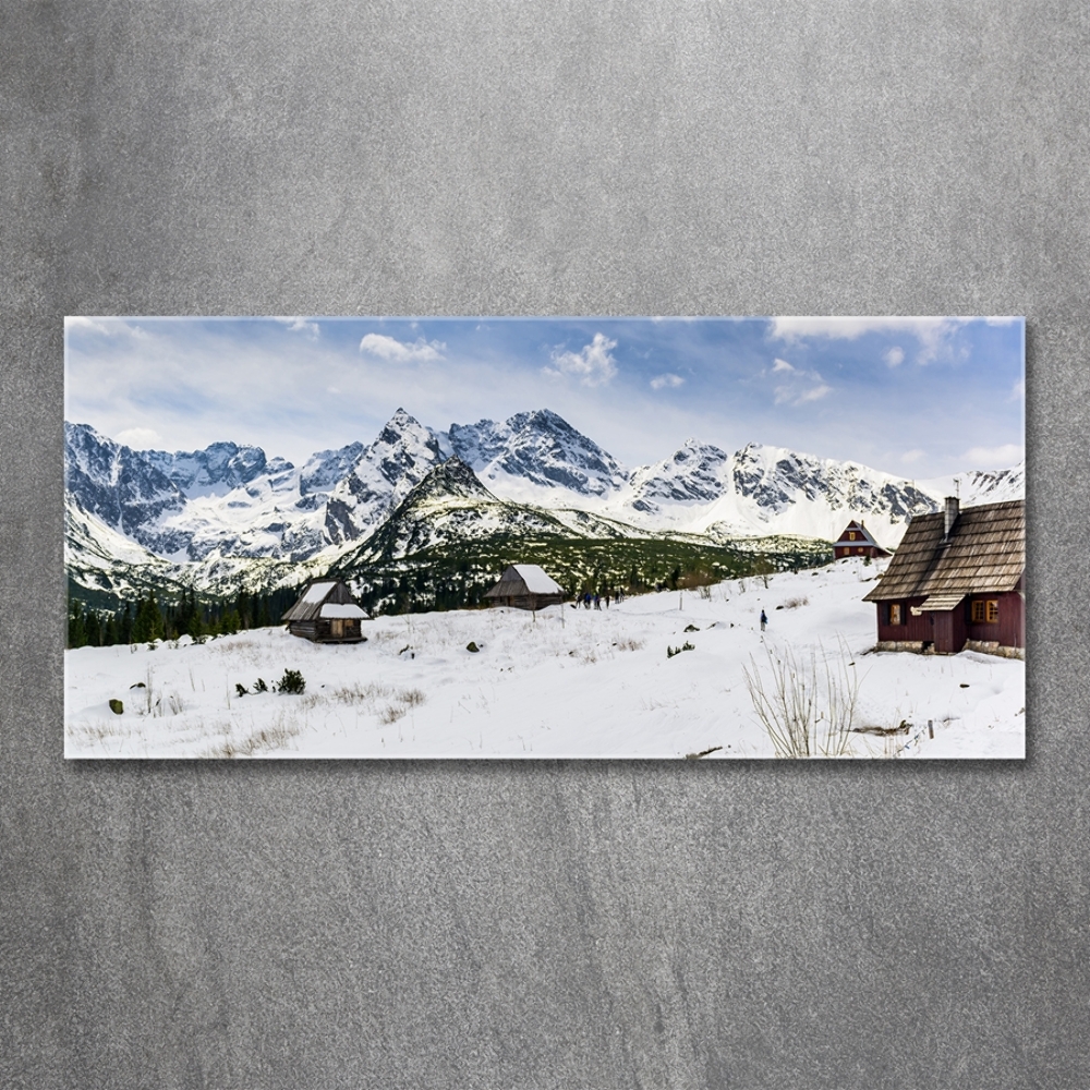 Glass picture wall art Tatra halls