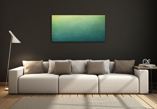 Glass wall art Sea gradient