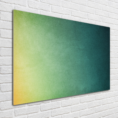 Glass wall art Sea gradient