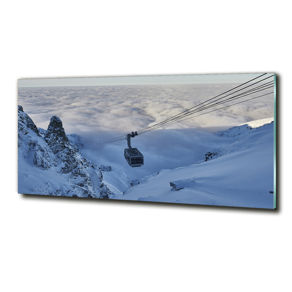 Glass picture wall art Kasprowy wierch