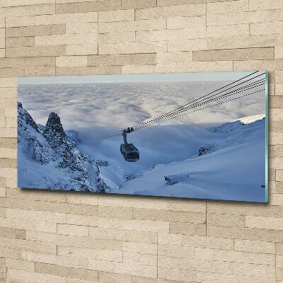 Glass picture wall art Kasprowy wierch