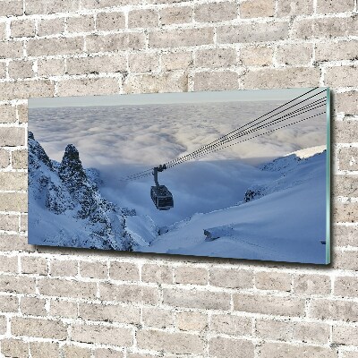 Glass picture wall art Kasprowy wierch