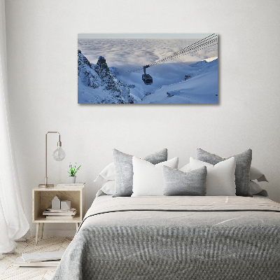 Glass picture wall art Kasprowy wierch