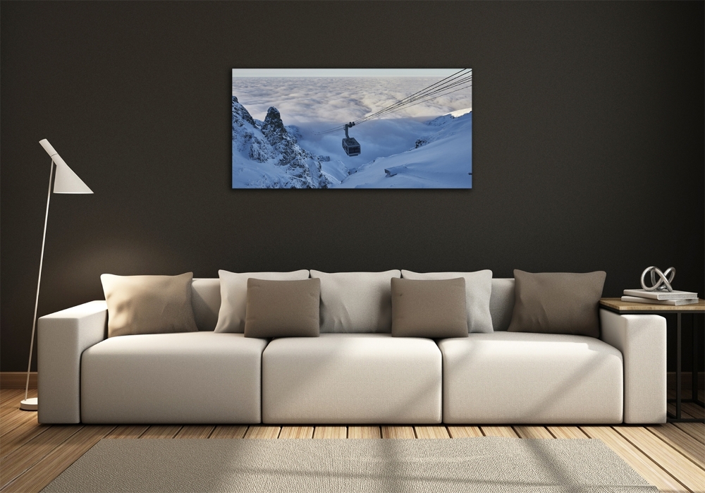 Glass picture wall art Kasprowy wierch