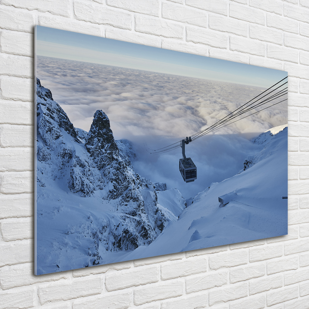 Glass picture wall art Kasprowy wierch