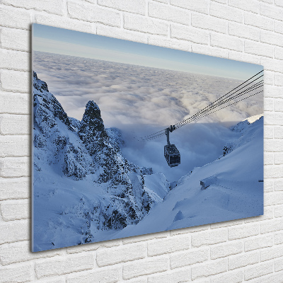 Glass picture wall art Kasprowy wierch