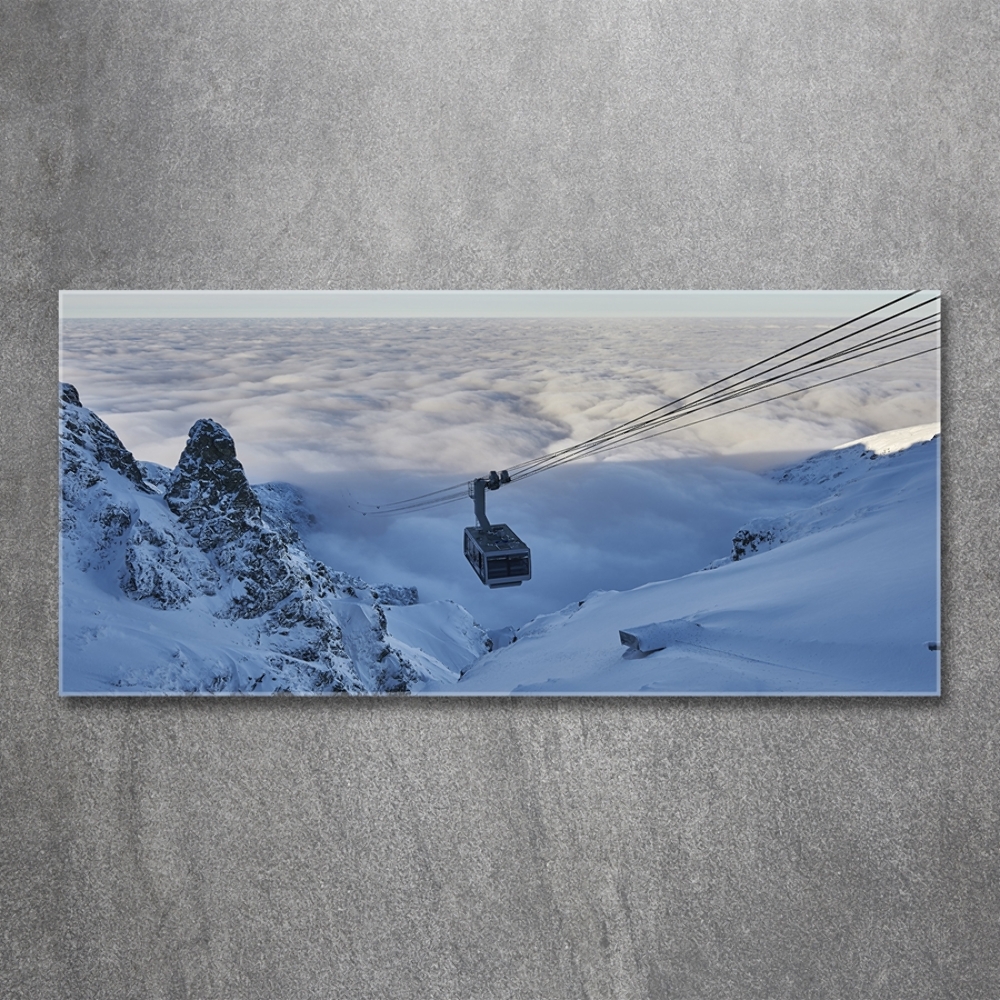 Glass picture wall art Kasprowy wierch