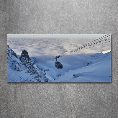 Glass picture wall art Kasprowy wierch