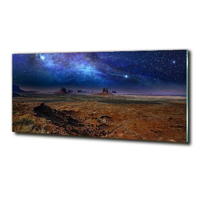 Wall art on glass Starry night