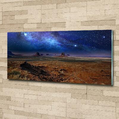 Wall art on glass Starry night