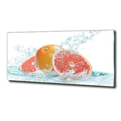 Glass art print Grapefruit