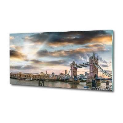 Glass art print Tower bridge london