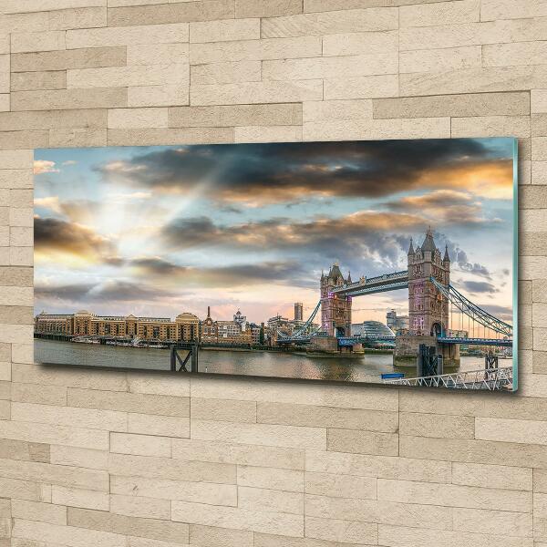 Glass art print Tower bridge london