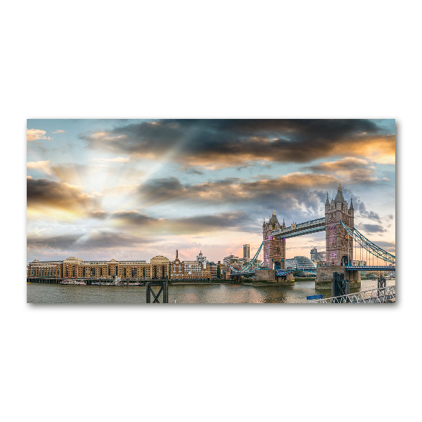 Glass art print Tower bridge london