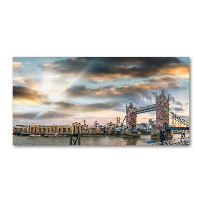 Glass art print Tower bridge london