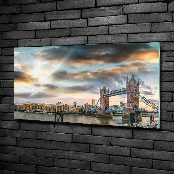 Glass art print Tower bridge london