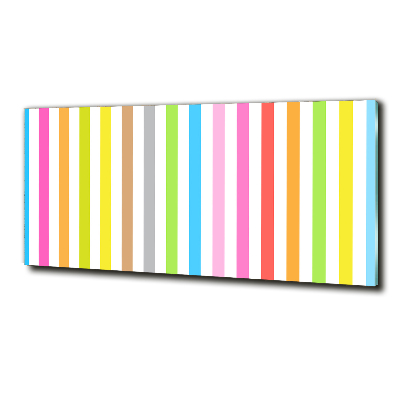 Photo printed on glass Colorful stripes