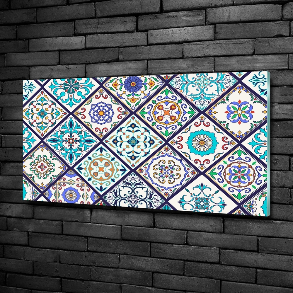 Glass picture wall art Ceramic tiles