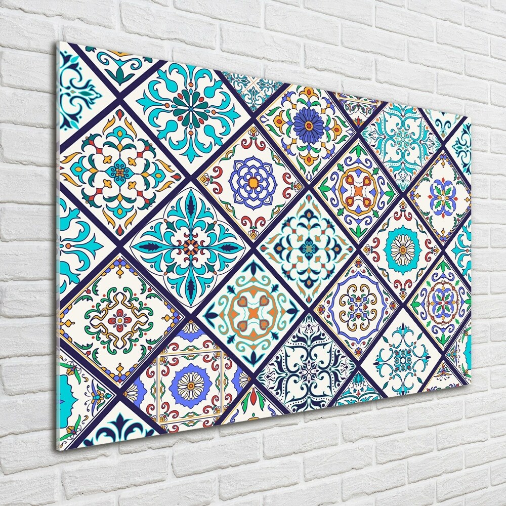 Glass picture wall art Ceramic tiles