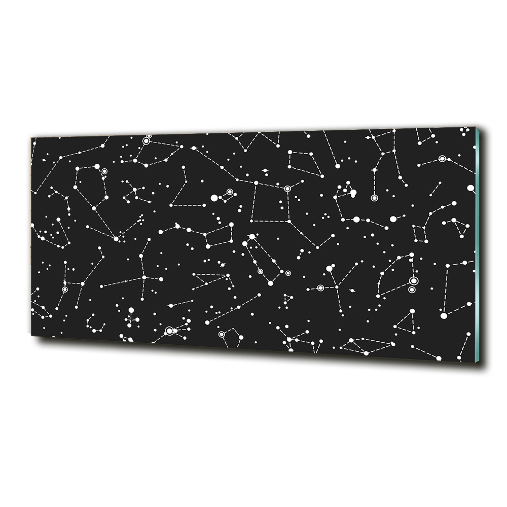 Wall art on glass Constellation